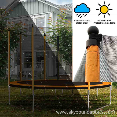 Trampoline with Safety Enclosure Net jumping Bed Trampoline